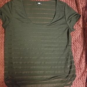 Mossimo black sheer top